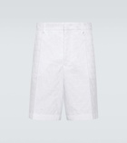 Valentino Jacquard cotton poplin shorts
