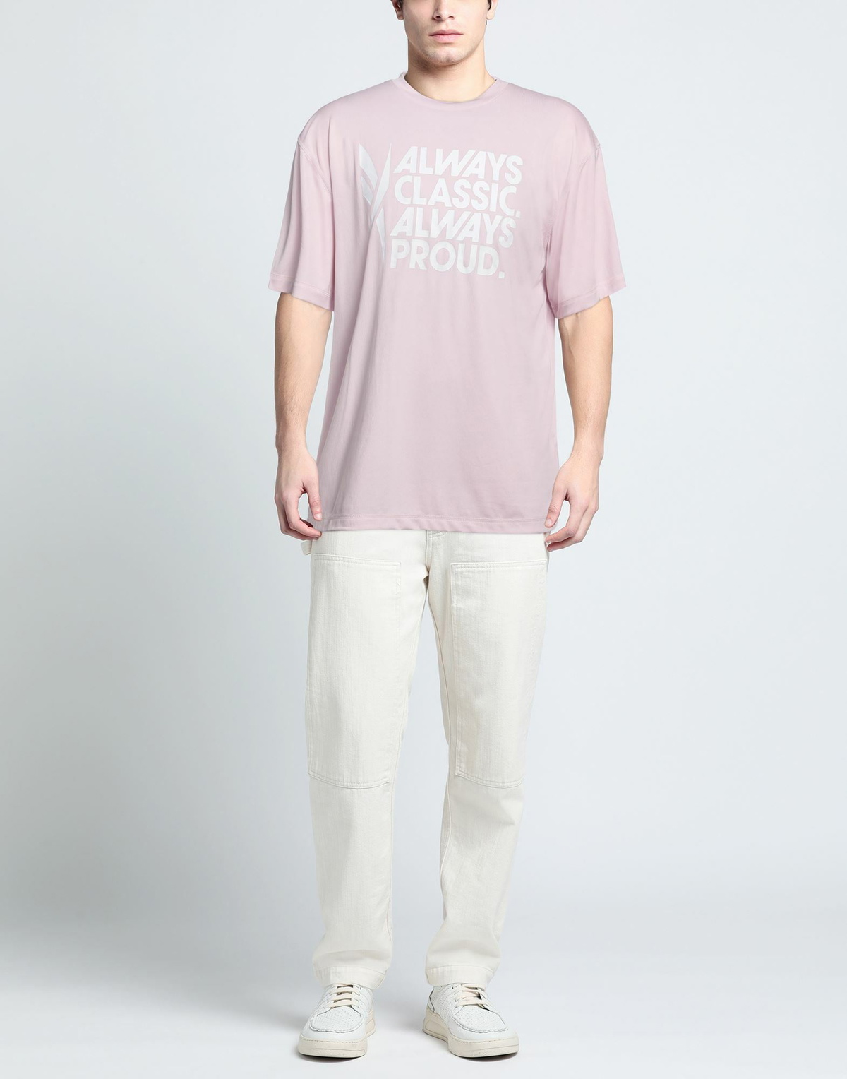 Reebok Mens T-shirt Light in Pink