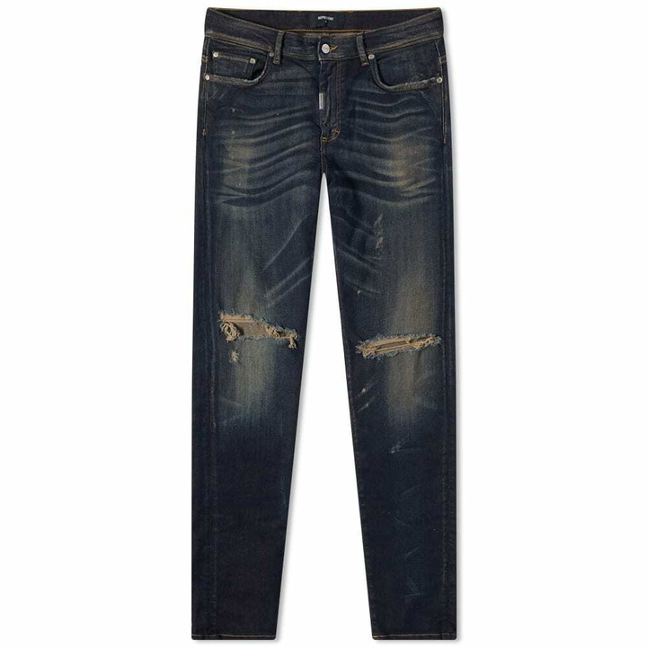 Photo: Represent Men's Destroyer Denim Jean in Classic Blue