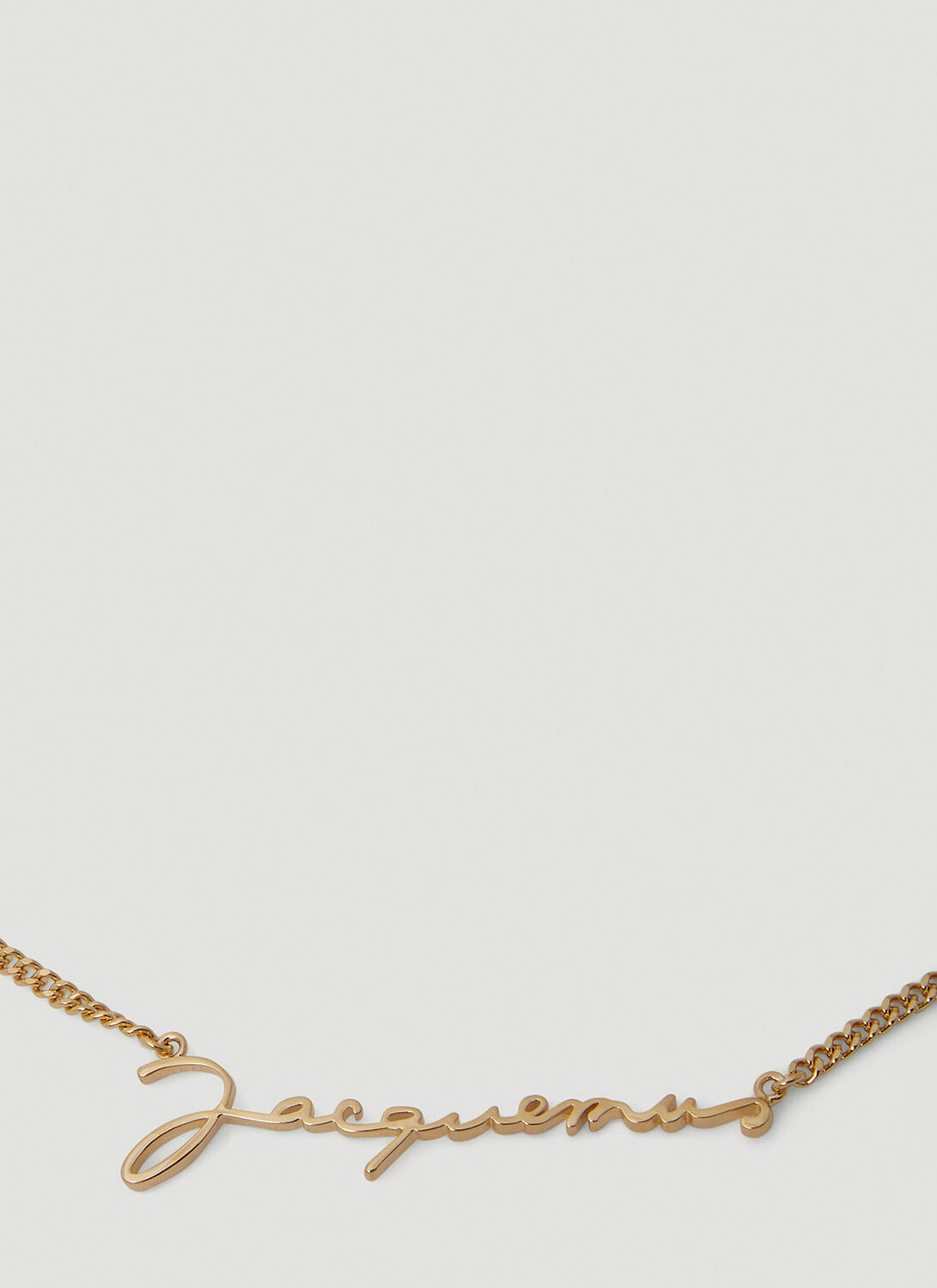 Jacquemus Logo Plaque Necklace