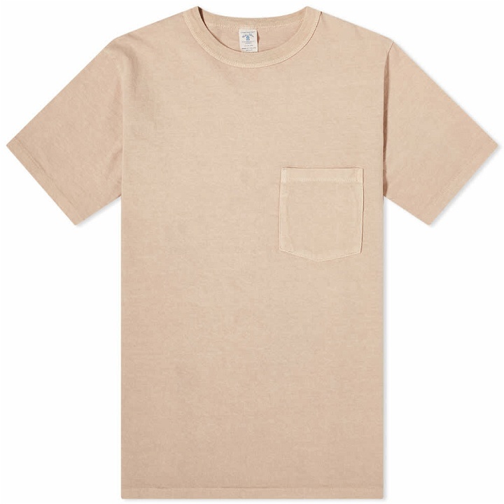 Photo: Velva Sheen Men's Pigment Dyed Pocket T-Shirt in Latte