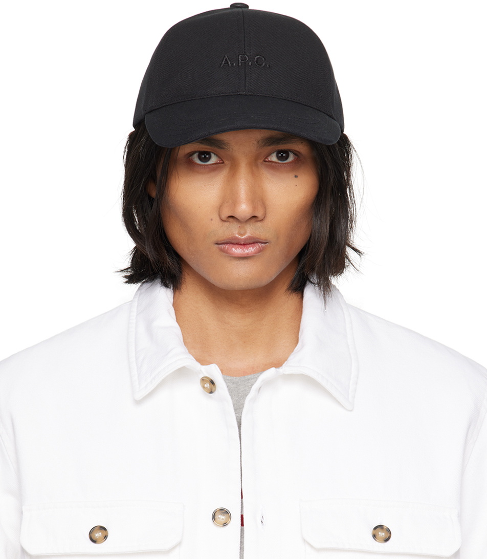 A.P.C. Black Charlie Cap A.P.C.