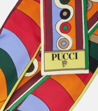 Pucci Printed silk twill scarf