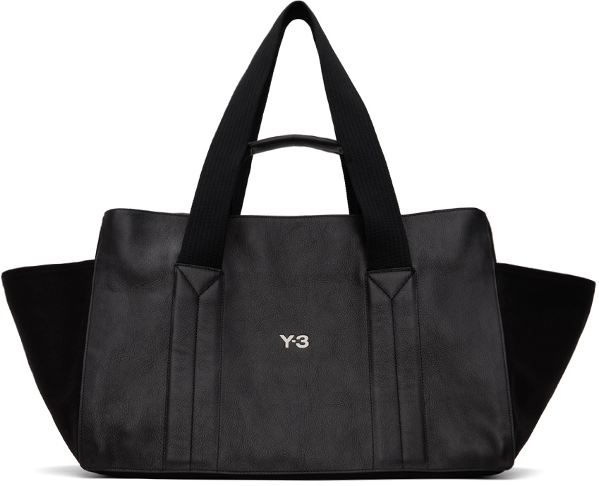 Photo: Y-3 Black Y-3 Lux Leather Bag