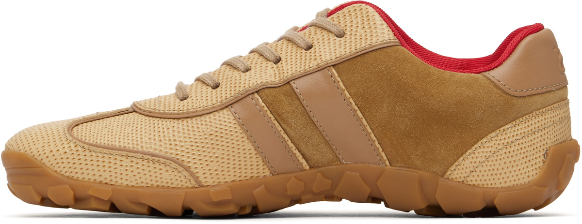 Wales Bonner Beige Leather Sneakers