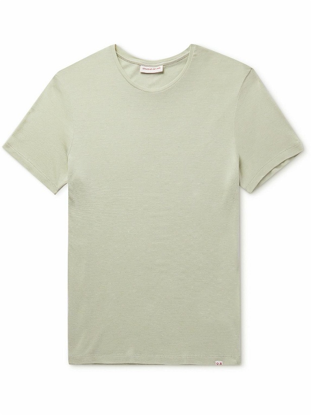 Photo: Orlebar Brown - OB Classic Slim-Fit Stretch-Modal and Cotton-Blend T-Shirt - Green