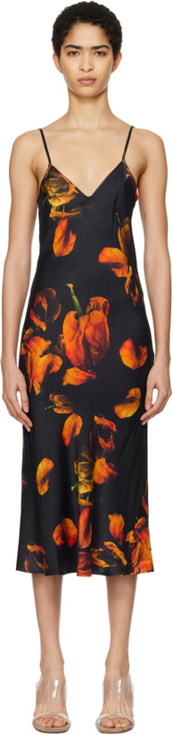 Silk Laundry Gold 1996 Midi Dress Silk Laundry