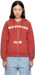 Stockholm (Surfboard) Club Red Raglan Hoodie