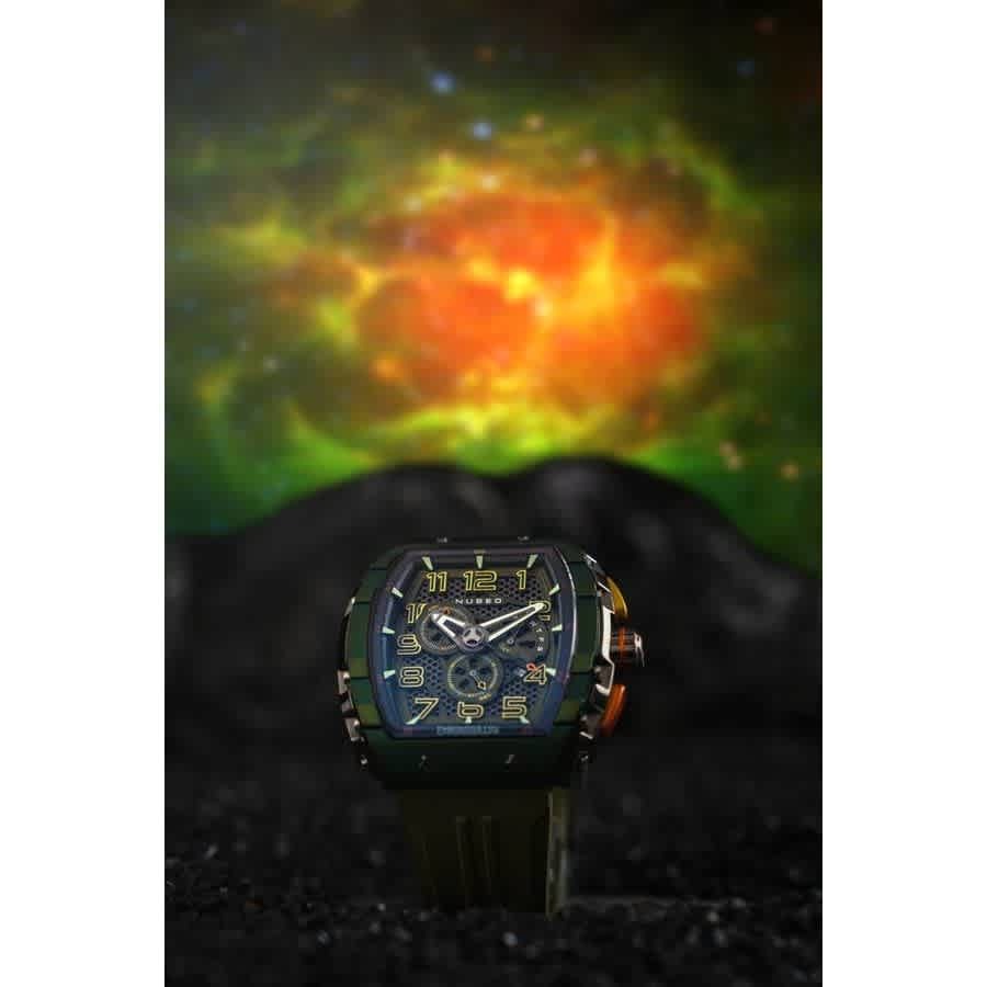 Nubeo Magellan Green Dial Mens Watch NB-6088-05
