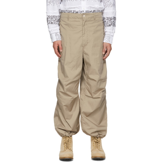 Photo: Engineered Garments Beige Twill Over Trousers