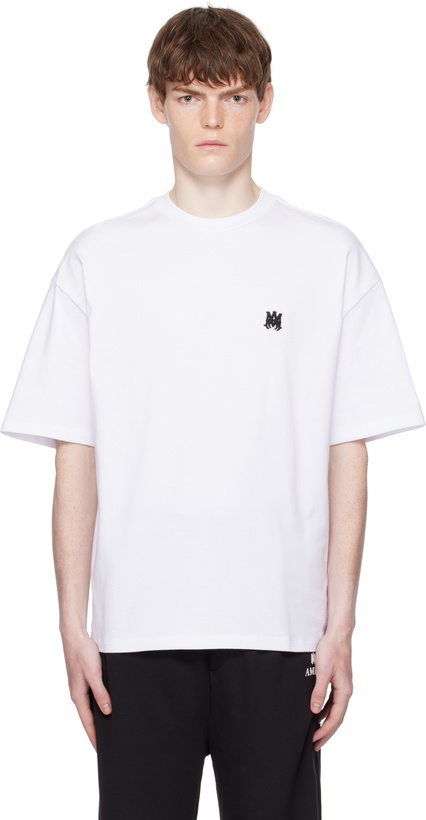 Photo: AMIRI White MA Skater T-shirt