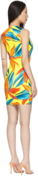 Louisa Ballou SSENSE Exclusive Yellow & Orange Sleeveless Ring Dress