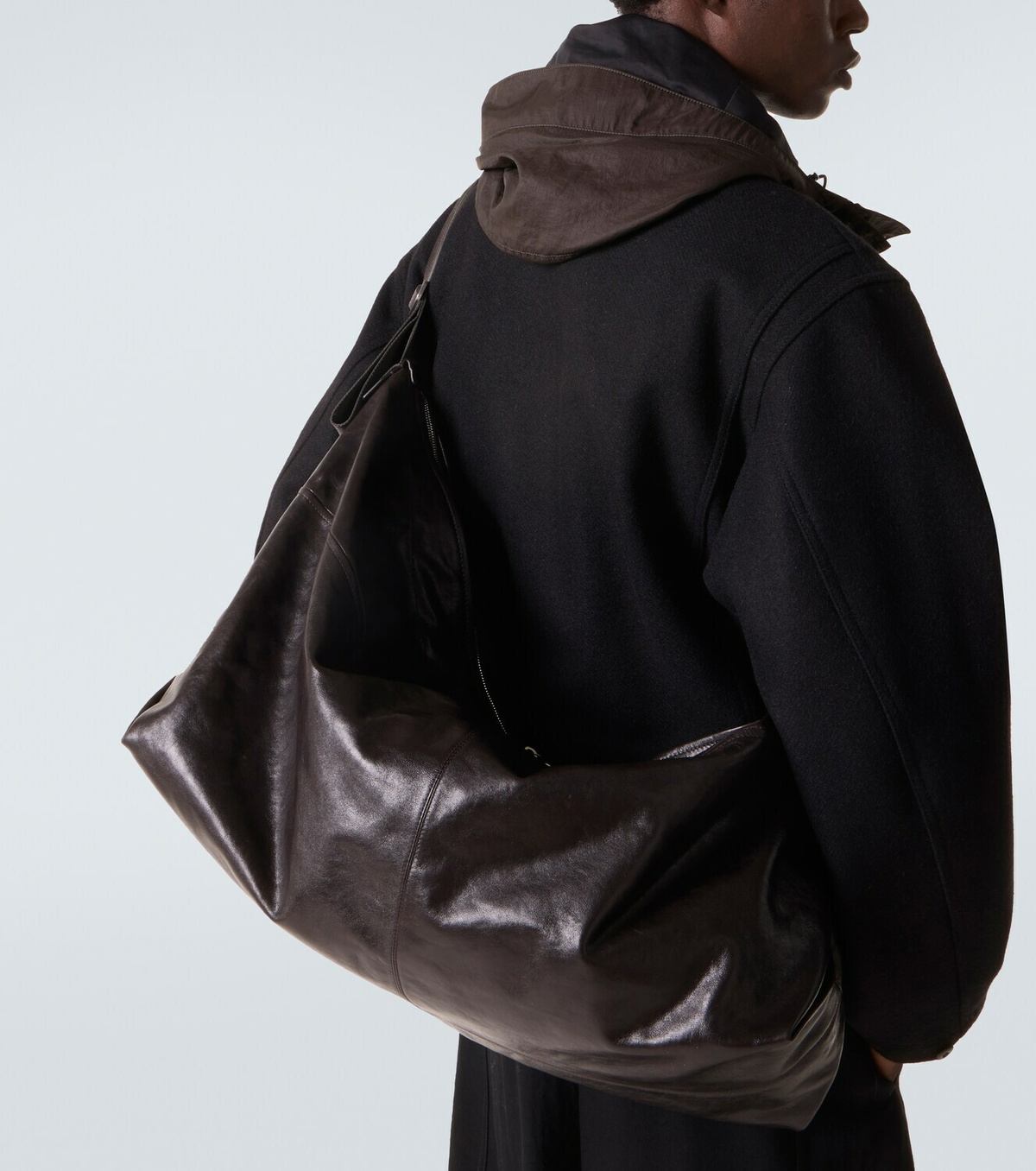 Lemaire Berlingot 72H leather duffel bag