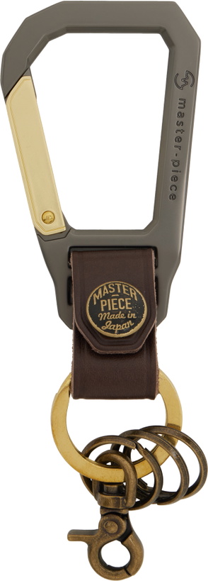 Photo: master-piece Brown Carabiner Keychain