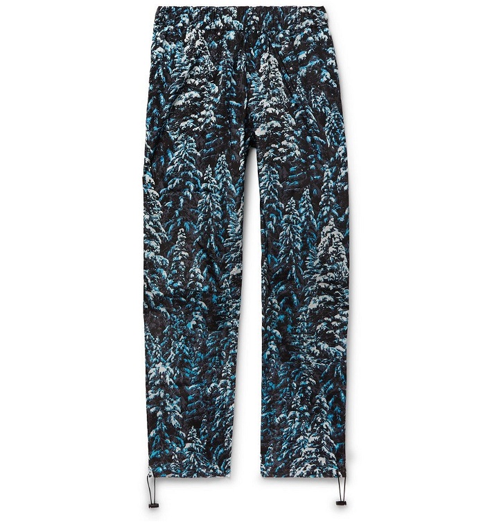 Photo: Palm Angels - Wide-Leg Camouflage-Print Shell Sweatpants - Men - Blue