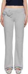 Sandy Liang Gray Hilton Sweatpants