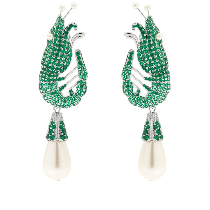 Photo: Shrimps Women's Earrings in Green/Silver