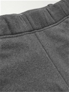 Moncler Grenoble - Tapered Logo-Print Jersey Sweatpants - Gray