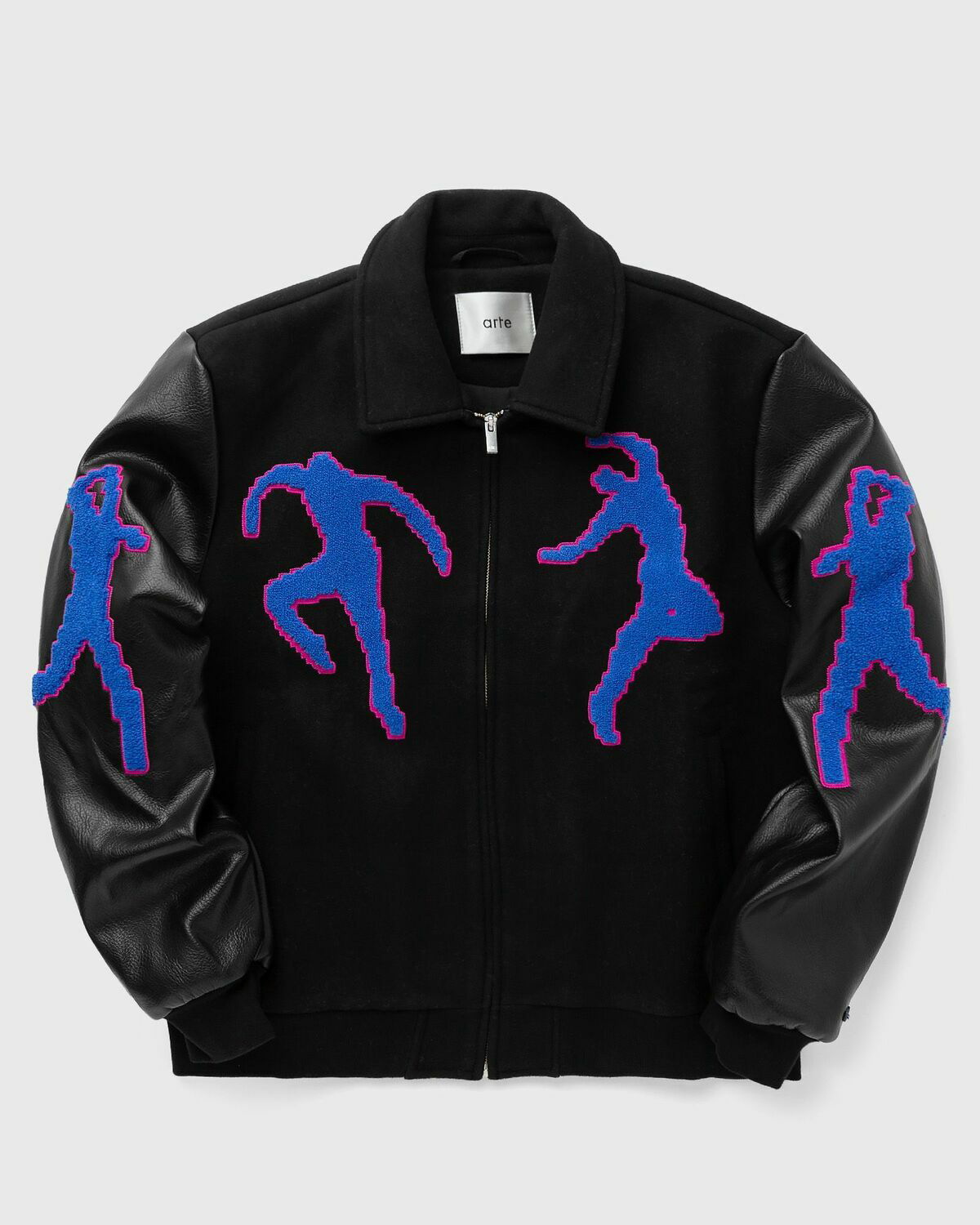 Arte Antwerp Varsity Jacket Black Bomber Jackets Arte Antwerp