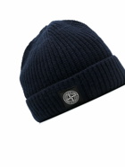 STONE ISLAND - Wool Hat With Logo