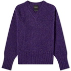 Howlin by Morrison Women's Howlin' Queen Of The Night V-Neck Knit in Lavender
