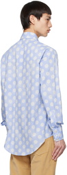 ERL Blue Polka Dot Shirt