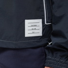 Thom Browne Men's Ripstop Zip Hooded Jacket in Navy