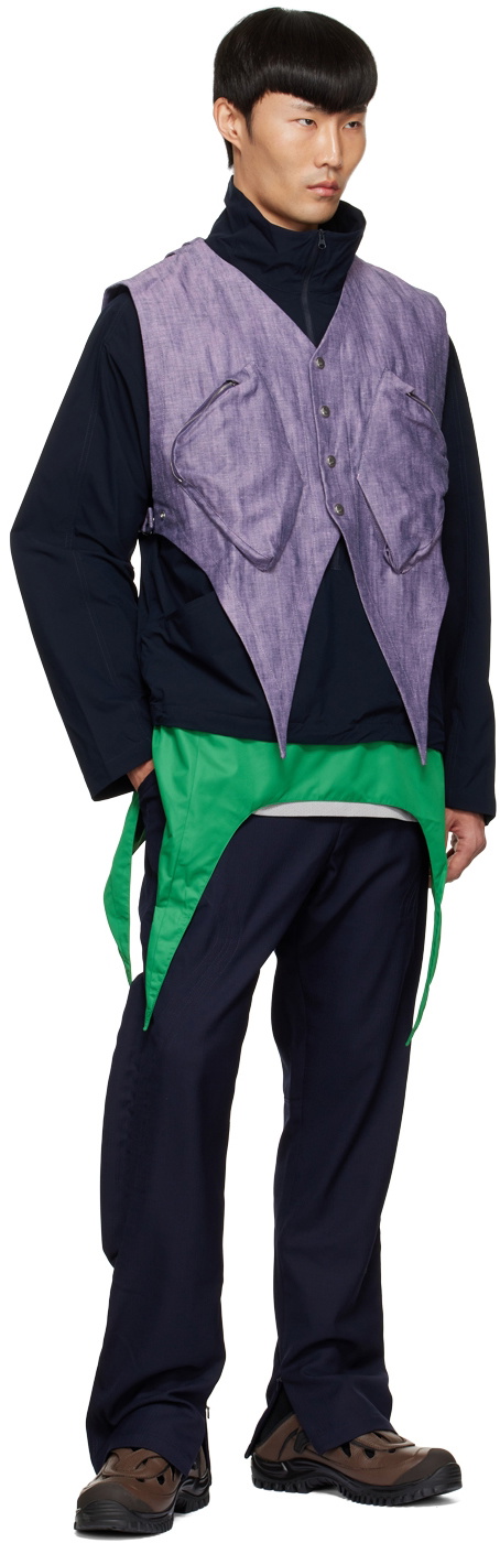 Kiko Kostadinov Navy Packable Depero Jacket Kiko Kostadinov