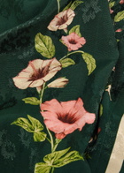 Agua BY Agua Bendita Zircón Mosquetero Floral-print Linen Midi Kaftan Multicoloured