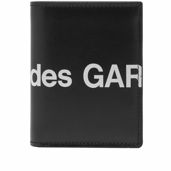 Photo: Comme des Garçons SA0641HL Huge Logo Wallet in Black
