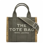 Marc Jacobs Women's The Small Tote Jacquard in Bronze Green 