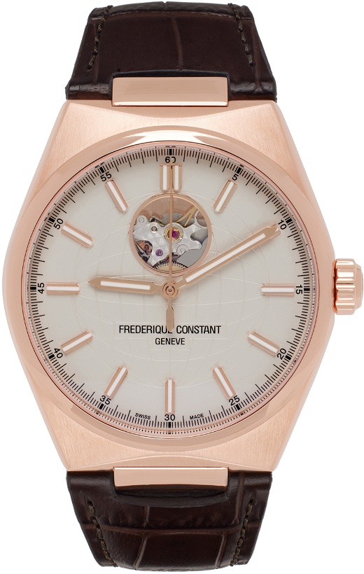 Photo: Frédérique Constant Brown Highlife Heart Beat Automatic Watch