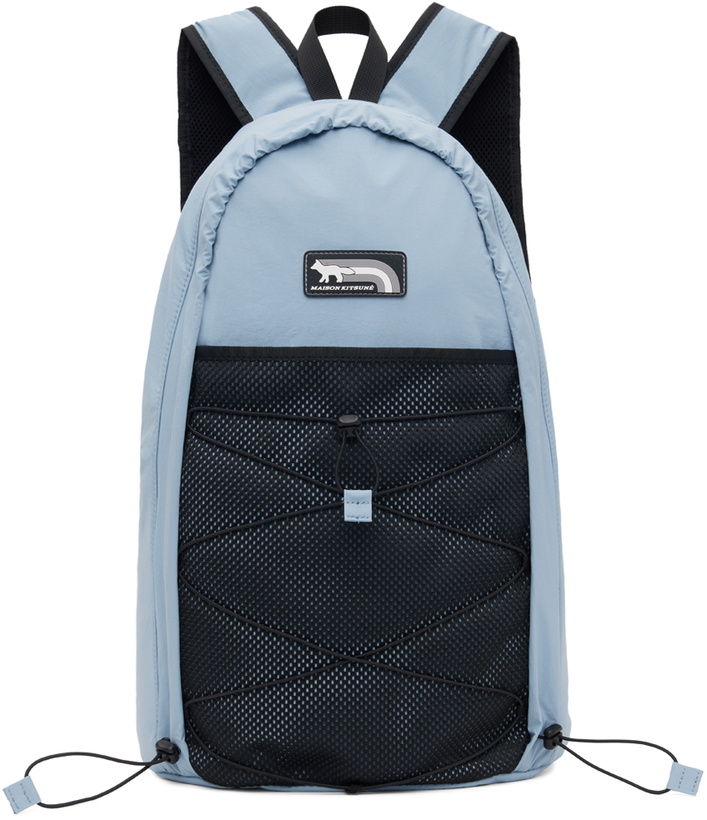 Photo: Maison Kitsuné Blue Flash Fox Backpack