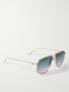 Jacques Marie Mage - Jagger Aviator-Style Gold-Tone Sunglasses