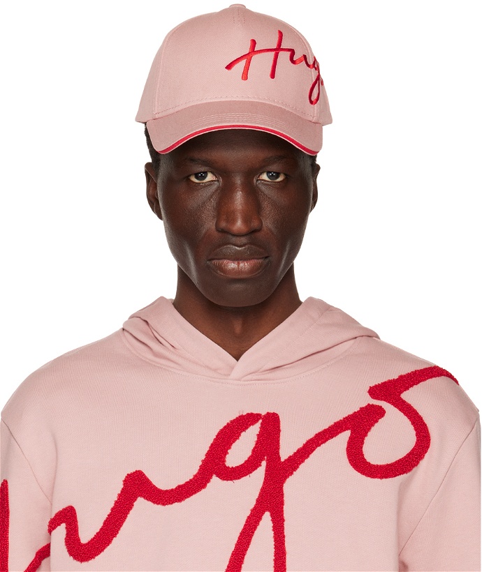 Photo: Hugo Pink Embroidered Cap