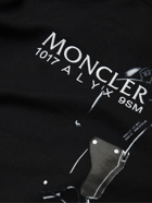 Moncler Genius - 6 Moncler 1017 ALYX 9SM Embellished Cotton-Blend Jersey Hoodie - Black