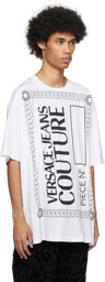 Versace Jeans Couture White 'Piece No.' T-Shirt