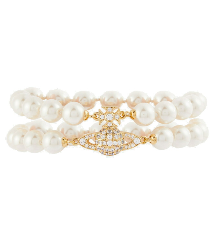 Photo: Vivienne Westwood Graziella embellished faux pearl bracelet