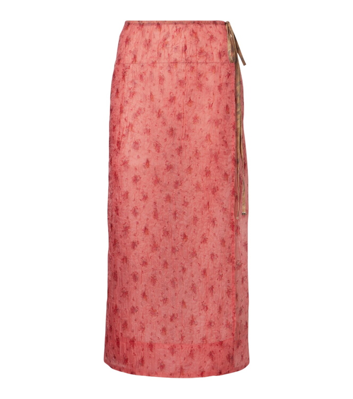 open lace back dress Ganni Shiny Tech Strap Midi Dress
