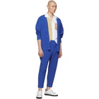 Homme Plisse Issey Miyake Blue Cotton Surface Pleated Cardigan