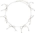 Marland Backus Silver Bow Necklace