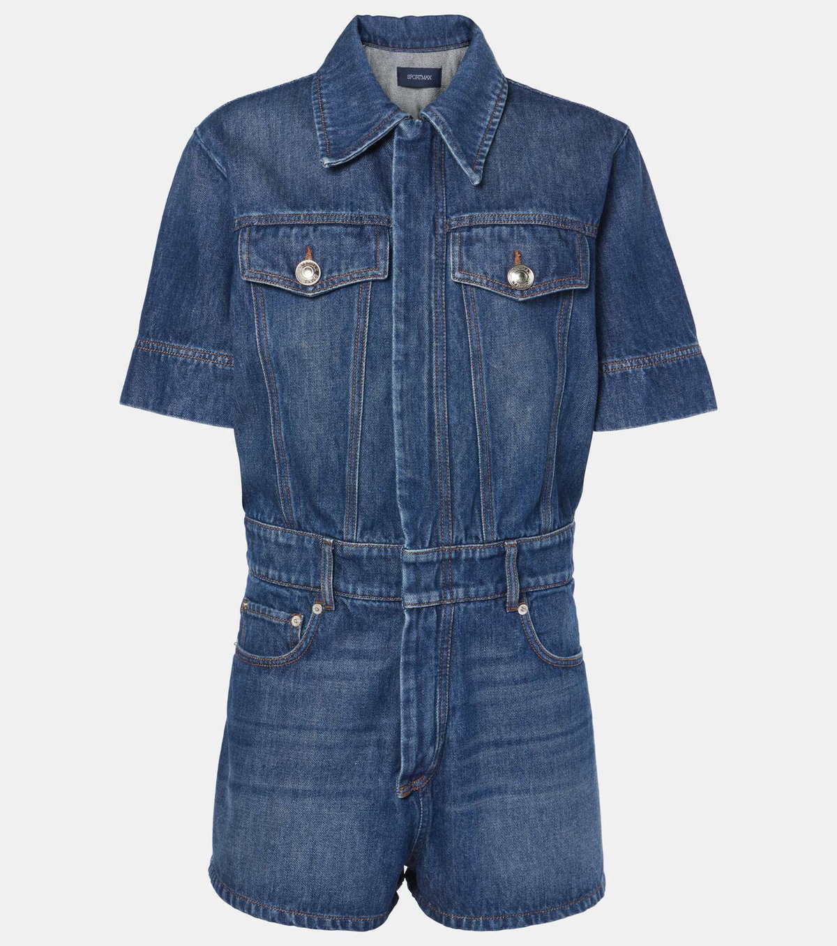 Sportmax Guglia denim jumpsuit