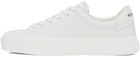 Givenchy White Chito Edition 4G Print City Sport Sneakers