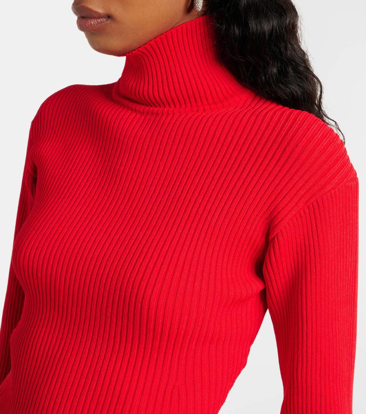 Magda Butrym Ribbed-knit turtleneck bodysuit