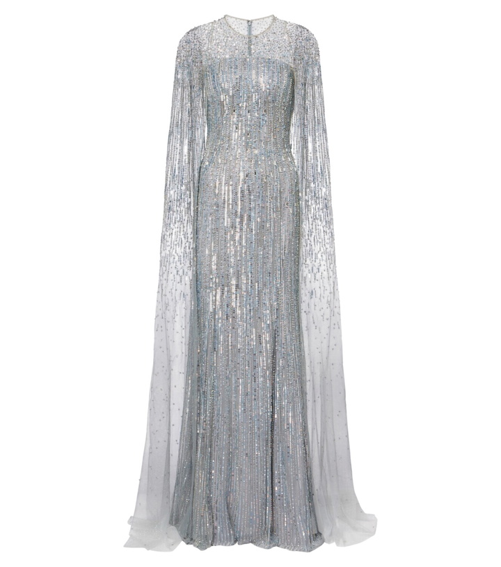Photo: Jenny Packham Cosmic Dust embellished caped gown