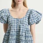 Damson Madder Women's Summer Joy Blouse in Blue