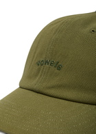 Vowels Logo-embroidered Cotton cap - Olive - One Size