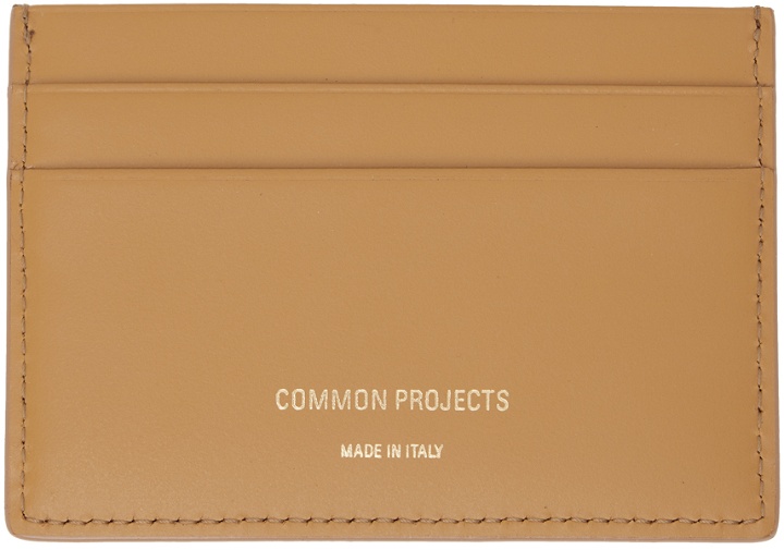 Photo: Common Projects Tan Stamp Card Holder