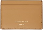 Common Projects Tan Stamp Card Holder