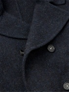 Massimo Alba - Double-Breasted Wool Coat - Blue